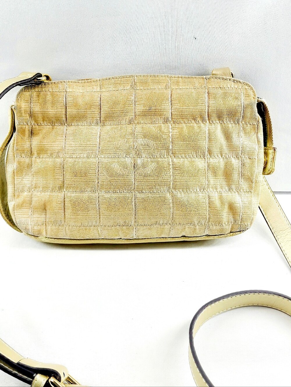 Chanel Canvas Leather Shoulder Bag